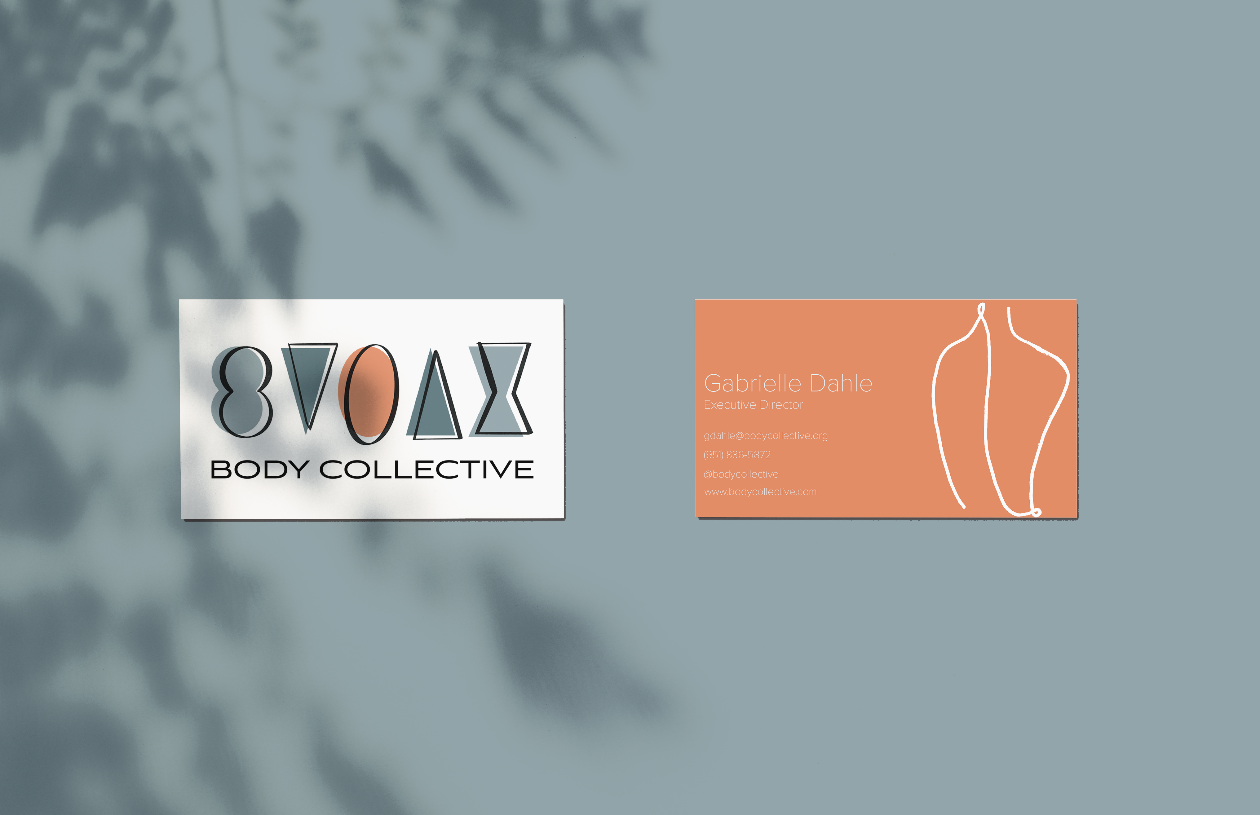 Body Collective Business Card Mockup